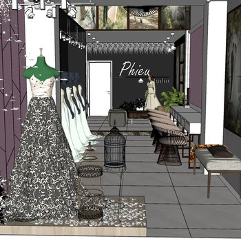 婚纱店模型_婚纱店(3)