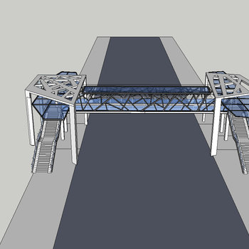 现代天桥过路桥[模型id:19924]