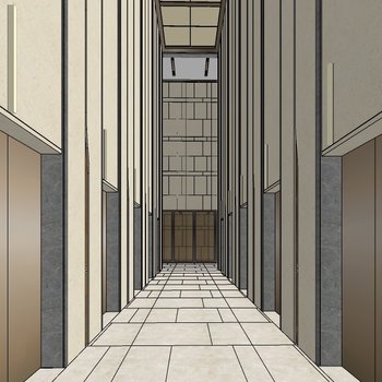 企业办公大堂[模型id:42852]