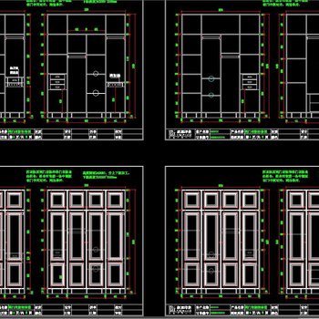标准衣柜柜体图 cad图库_cad全套设计图下载_cad全套