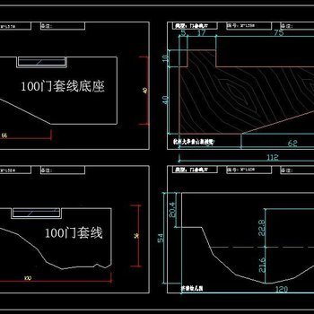整木图纸CAD刀具图纸家具四合院北京cad线型图片