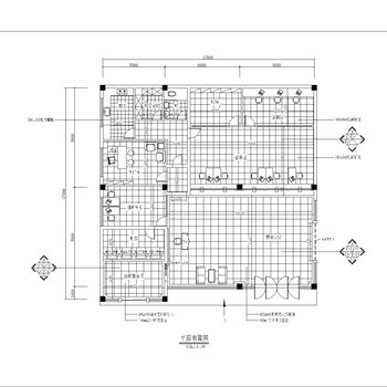 交通银行装饰施工图纸|cad施工图