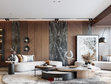 现代侘寂风格整套方案 - 效果图交流区-建e室内设计网