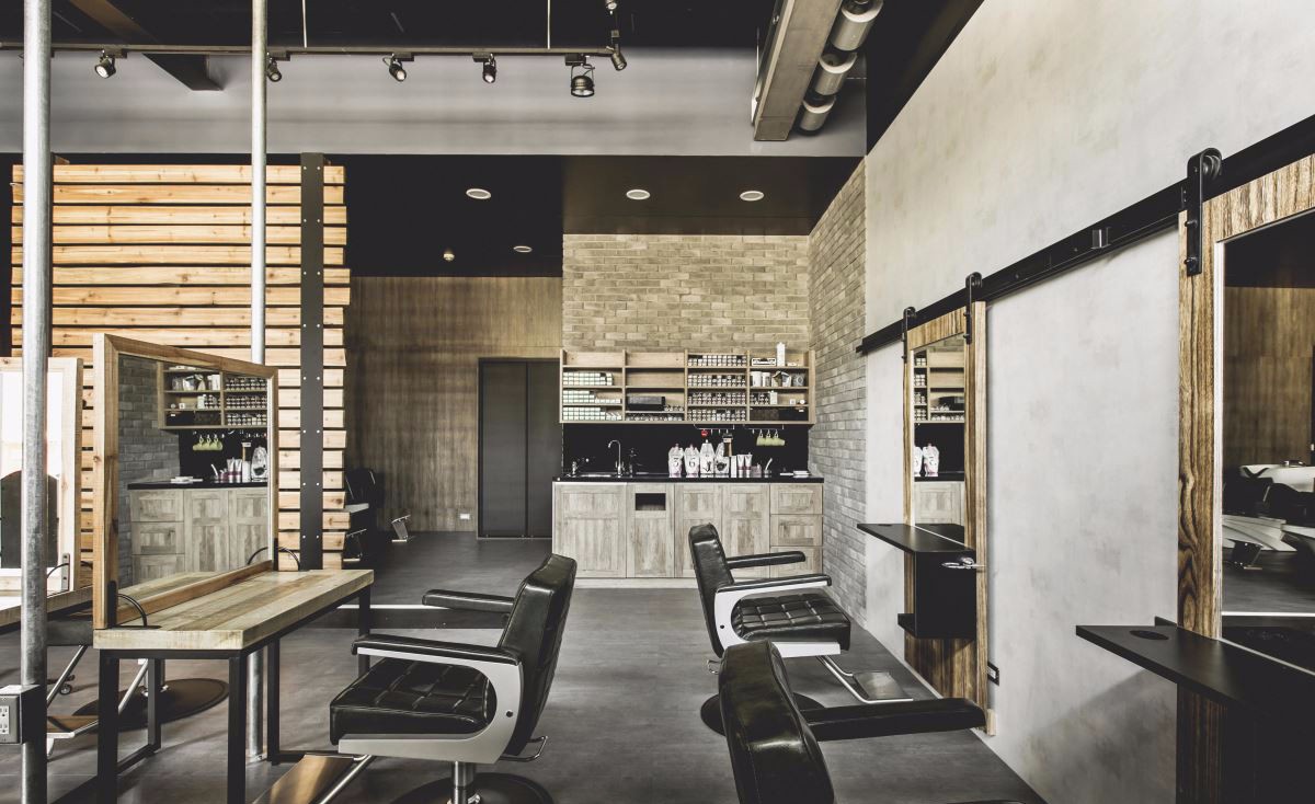 85㎡日式工业风发廊 凝聚质朴温暖的时髦能量工业风日式美容养生-发现世界优质案例