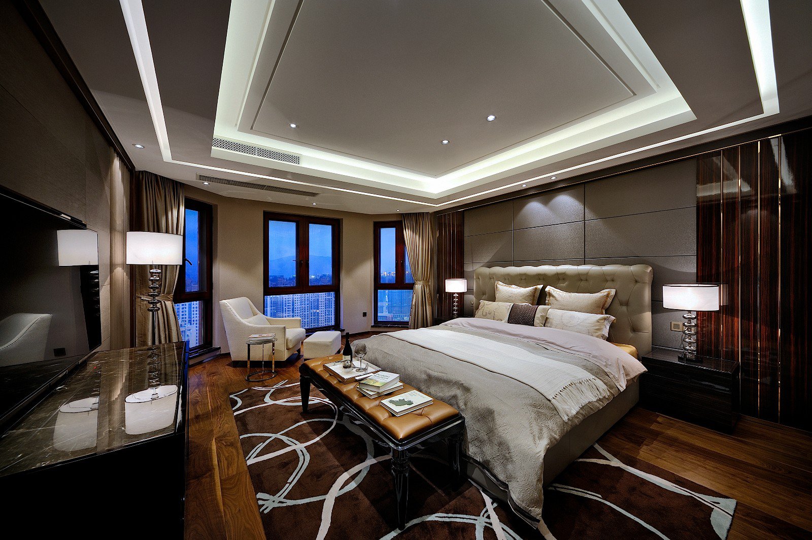 何心磊|300㎡长乐皇庭丹郡现代新古典别墅豪宅