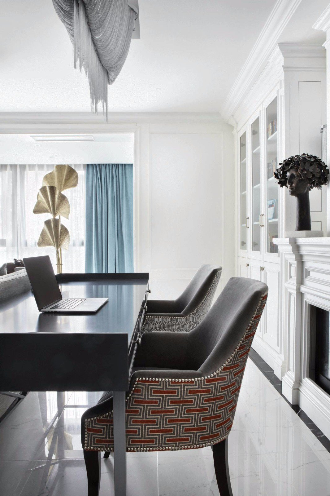 轻奢主义样板间设计 | 余颢凌现代简欧样板间-发