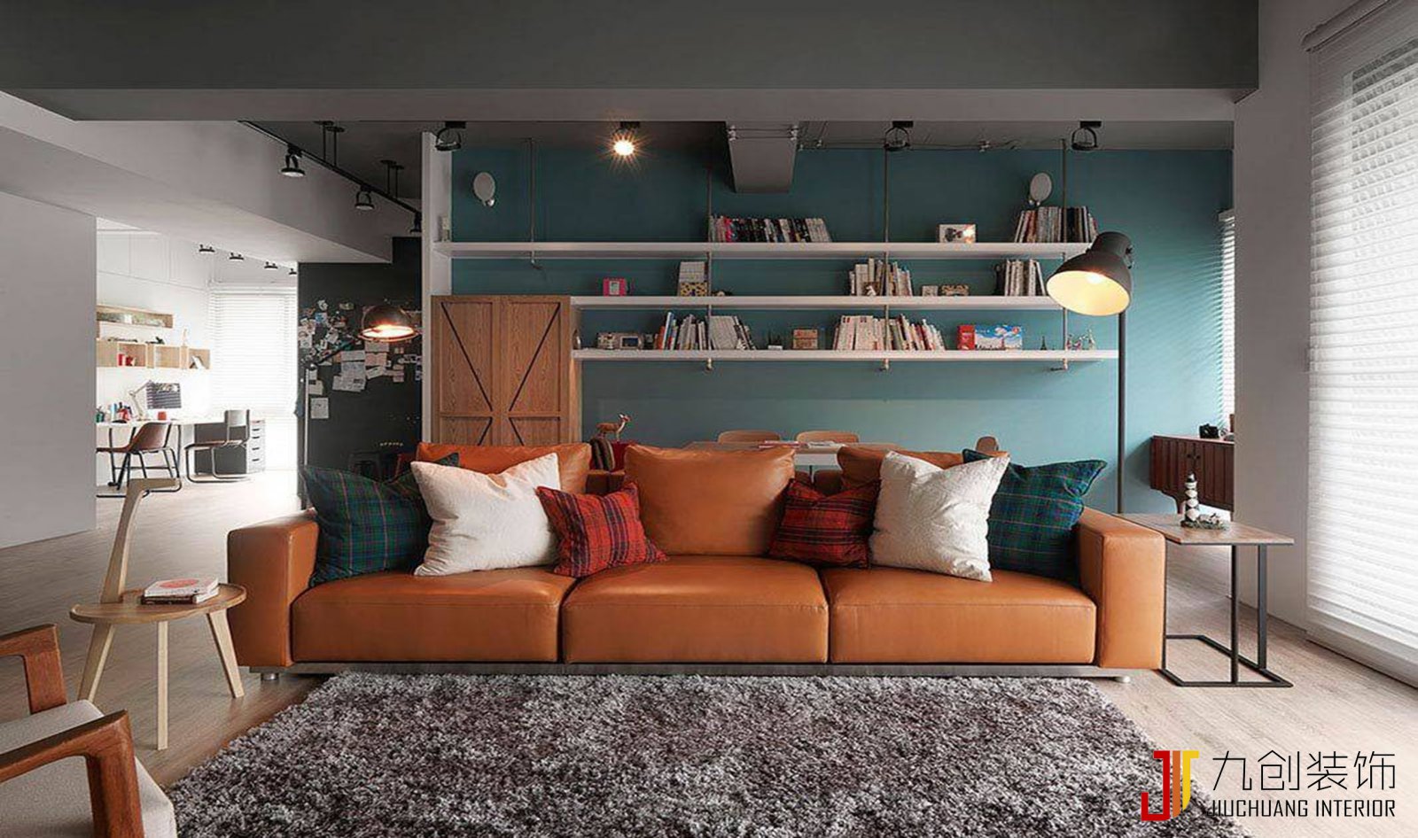 石家庄谈固国瑞城135平工业风格装修案例工业风普通住宅-发现世界优质案例