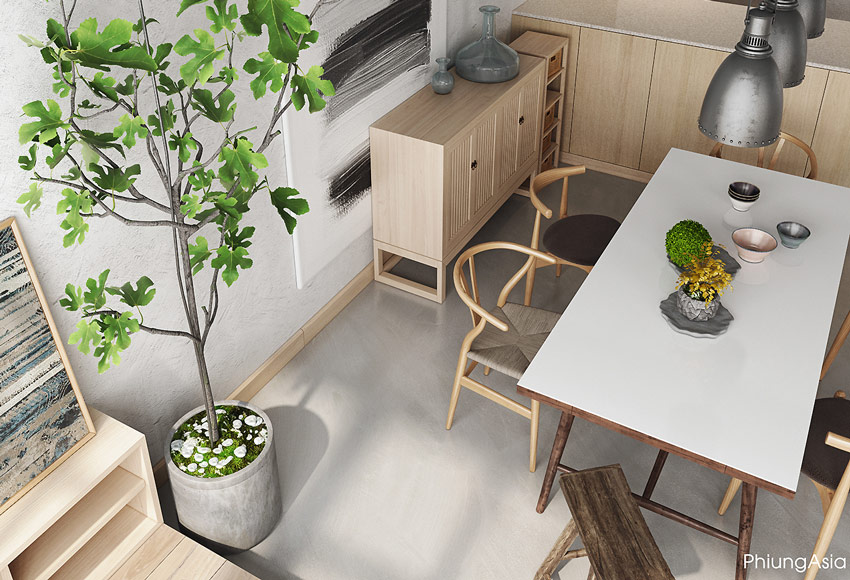 室内日光阳台!--日本自然系木质小公寓 | NGO 
