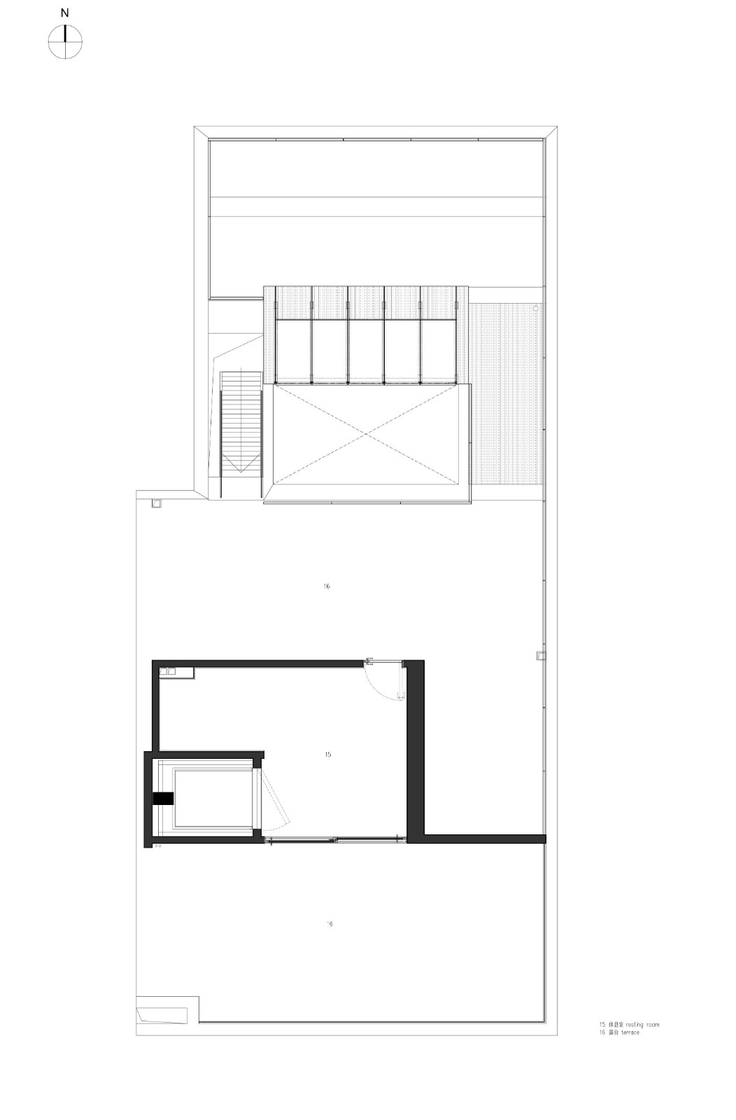 三层平面图 左通右达建筑工作室