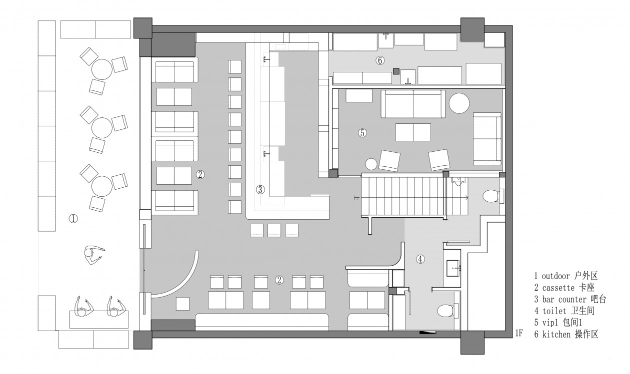 现代复古酒吧设计沉静优雅温和未见visiondesign