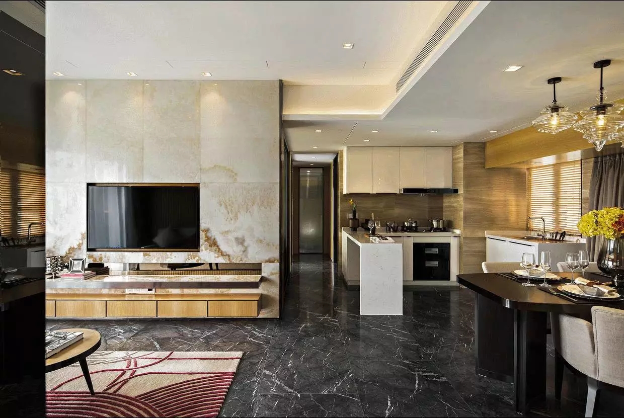 89㎡深圳前海东岸花园样板房设计-3d模型分享交流平台-原创3d模型下载-3d模型下载网站