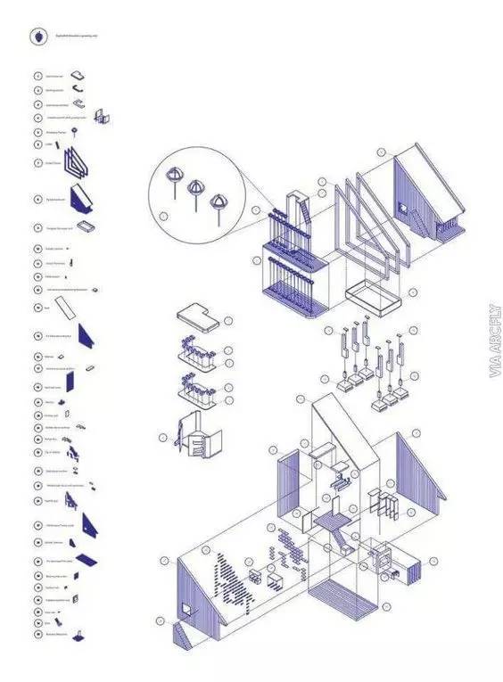 30张建筑分析图