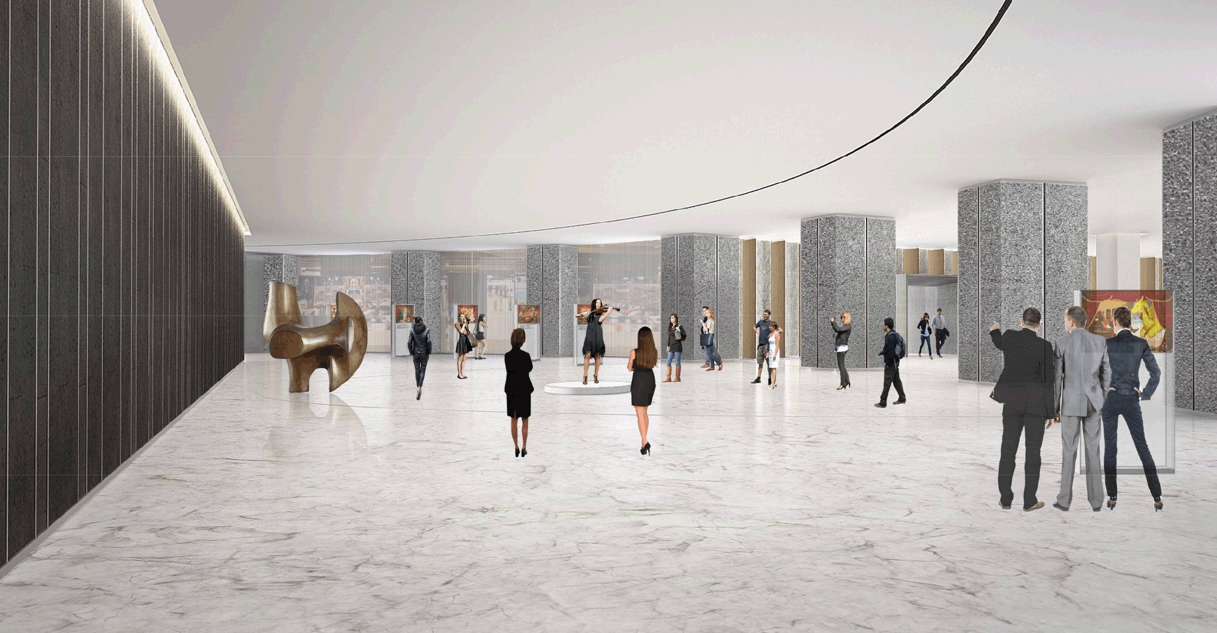 KPF | 地标性建筑该有的设计境界-3d模型分享交流平台-原创3d模型下载-3d模型下载网站