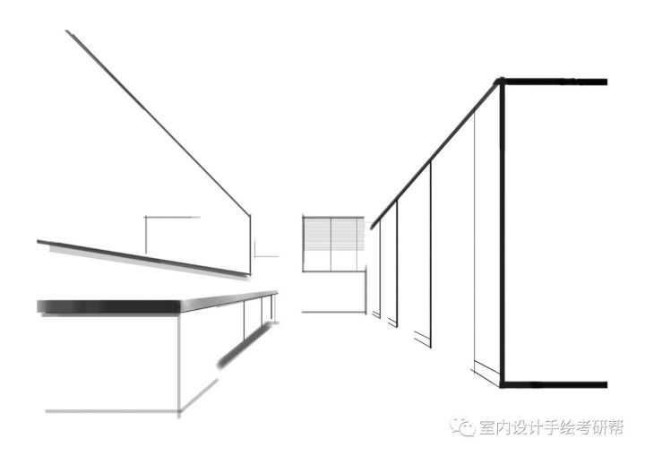 表现室内设计手绘公共卫生间