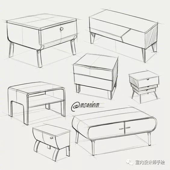 家具设计手绘图