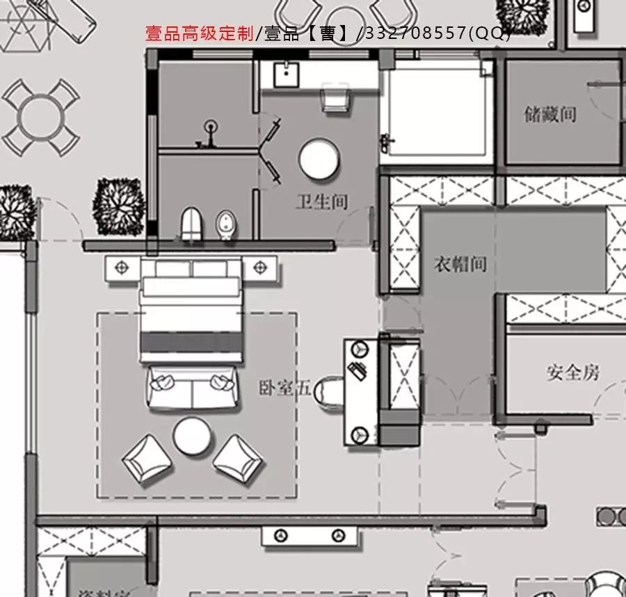 1套别墅10种套房平面风格