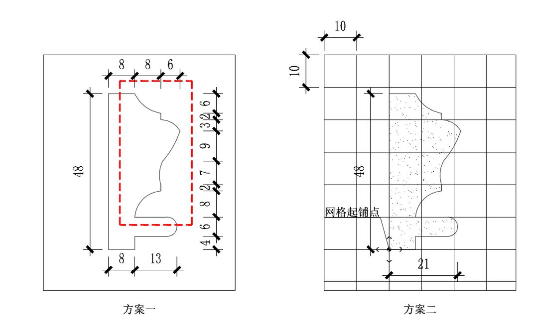 这个时候就需要设计师提供关于这个线条的尺寸图或者放样图,遇到这种