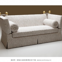 美式沙发3d模型