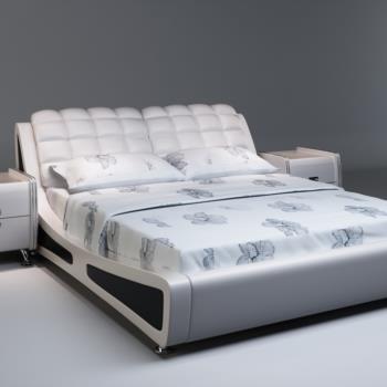 自建床床头柜套3d模型