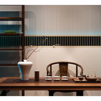 现代新中式茶室茶具摆件组合