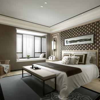 新中式现代时尚卧室
