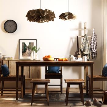 现代木质餐桌椅