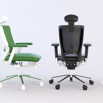 现代办公椅组合3d模型