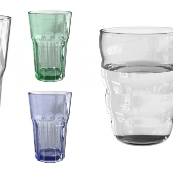 现代玻璃水杯组合