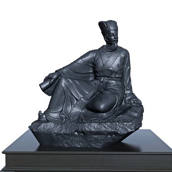 新中式雕塑3d模型