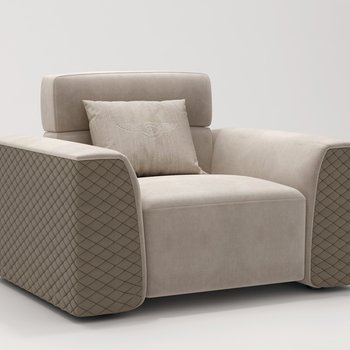 意大利宾利 Bentley Home 现代单人沙发3d模型