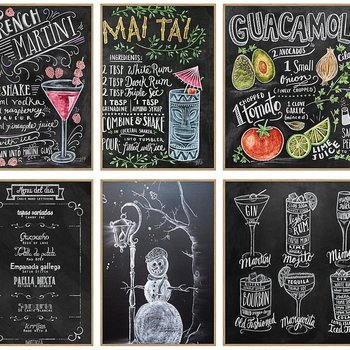 北欧黑板装饰画