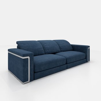 意大利 Fendi 现代双人沙发3d模型