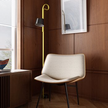 丹麦  现代休闲椅3d模型