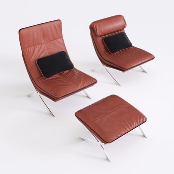 波兰 Kler 现代休闲椅3d模型