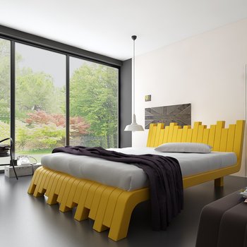 意大利 Bolzan 现代卧室3d模型