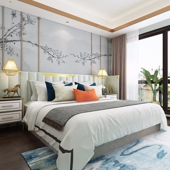 易和极尚设计 现代卧室3d模型