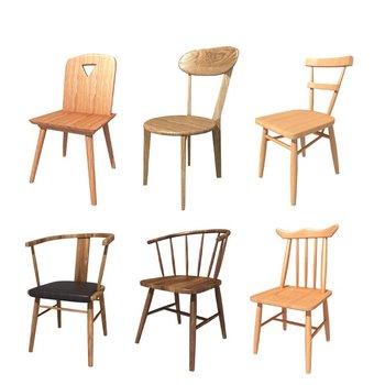 艾黛家居 现代单椅组合3d模型