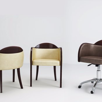 意大利 BROSS 现代休闲椅组合3d模型