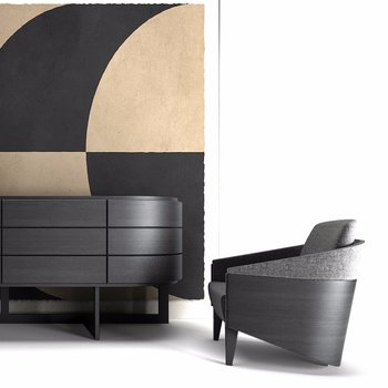  意大利 Potocco 现代休闲椅3d模型