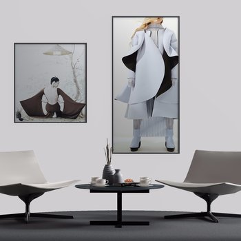 意大利 米洛提 Minotti 现代休闲桌椅3d模型