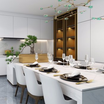 梁建国 新中式餐厅