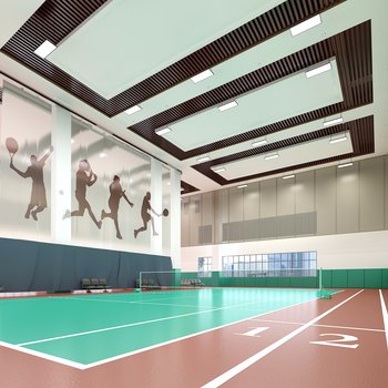 现代网球室