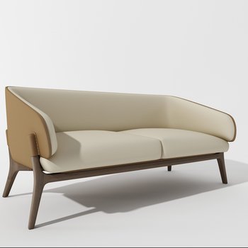 意大利 Mariani 现代双人沙发3d模型