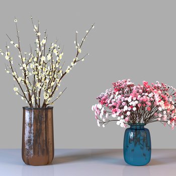 现代装饰花瓶3d模型