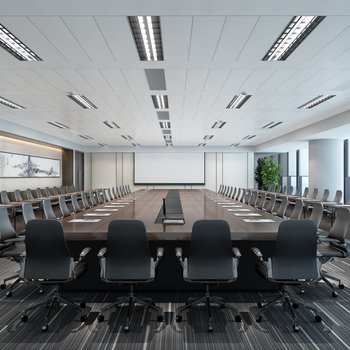 现代大会议室