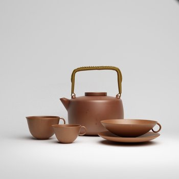 紫砂壶茶具3d模型