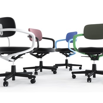 现代时尚办公椅3d模型