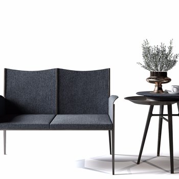 法国 爱马仕 HERMES 现代沙发茶几组合3d模型