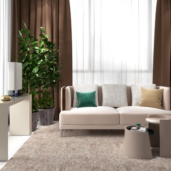 意大利 宾利 Bentley Home 现代双人沙发茶几组合