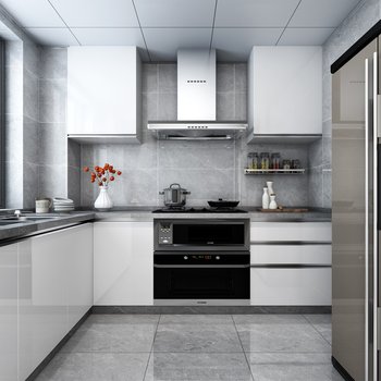 现代厨房3d模型